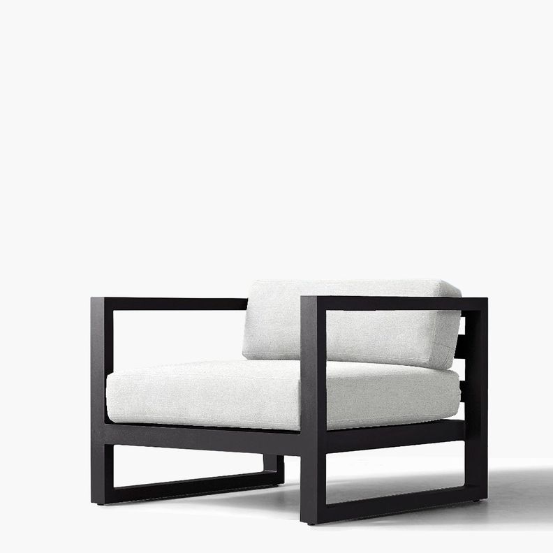 Sillón Terraza 1C Montego LT Blanco/Negro-4