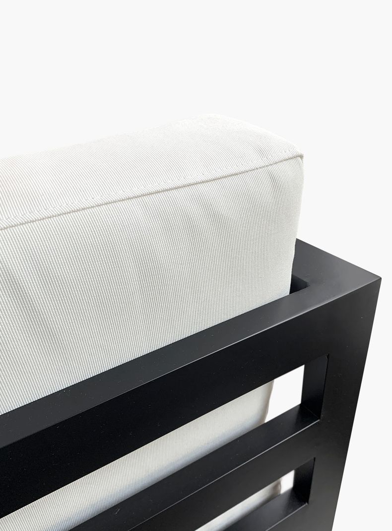 Sillón Terraza 1C Montego LT Blanco/Negro-7