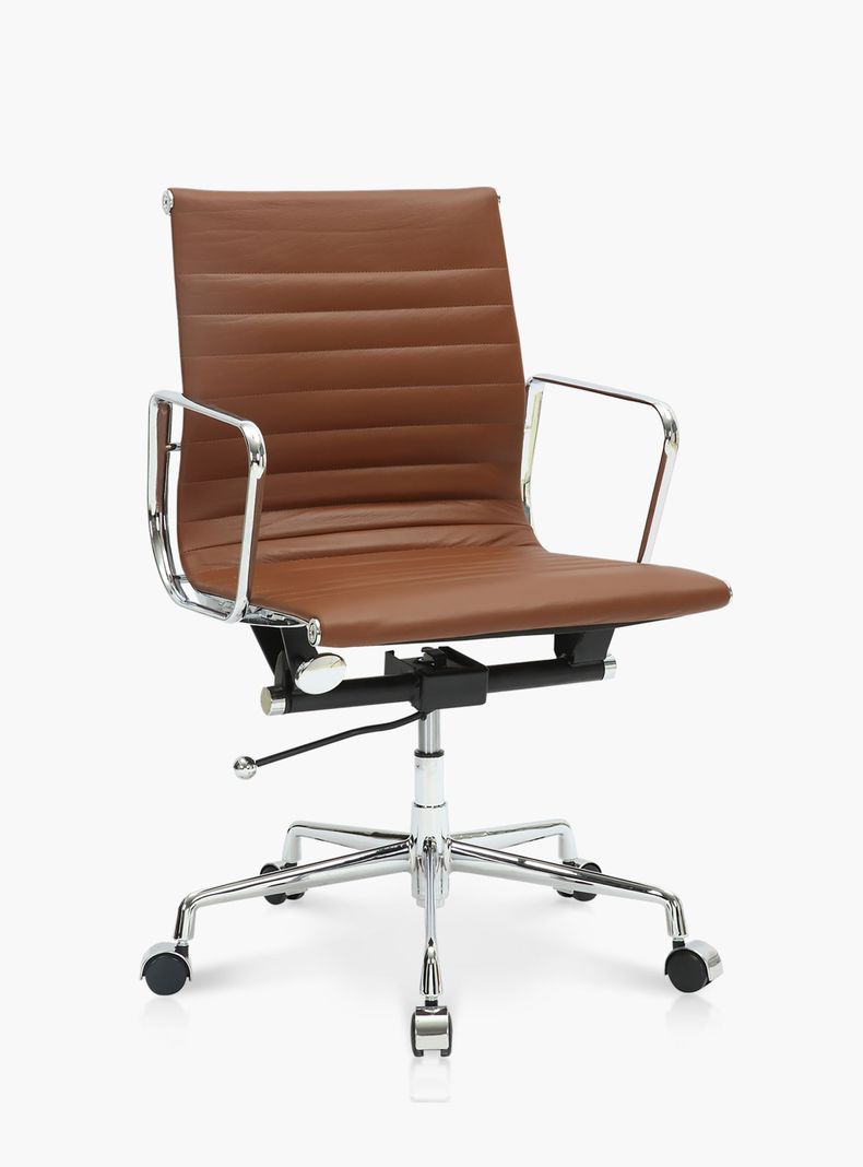 Silla Oficina Aluminium Caramel-2