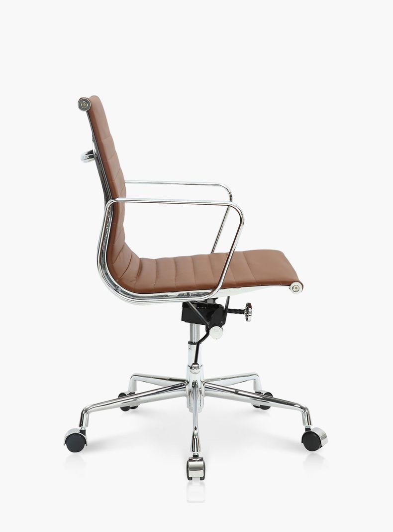 Silla Oficina Aluminium Caramel-3