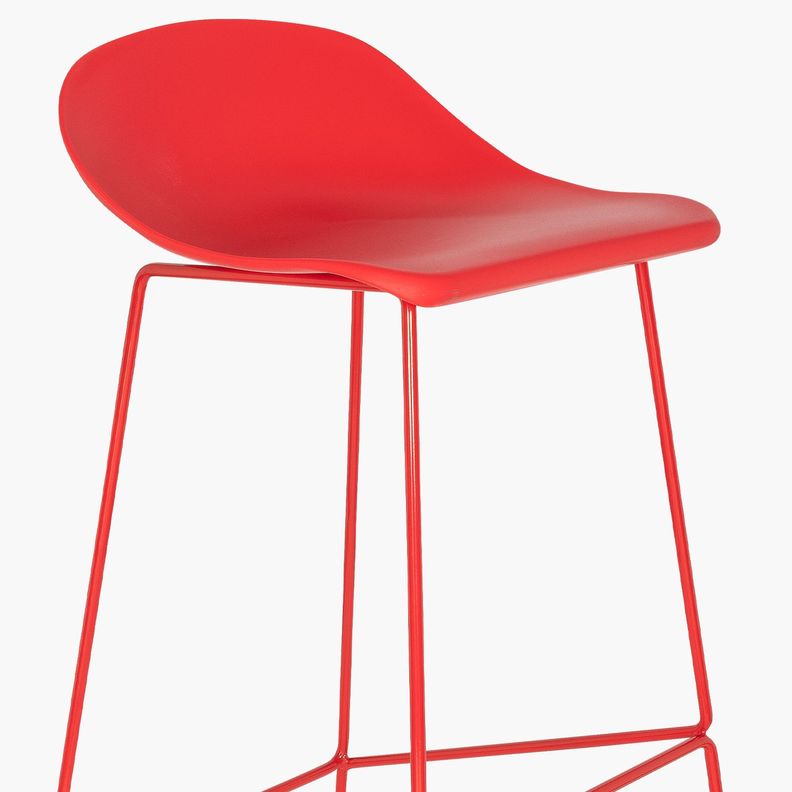 Taburete Bar Klein Rojo-1