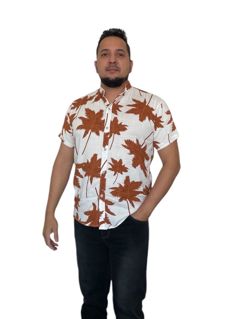 Guayabera De Hombre Camisa Lino Hombre Verano-1