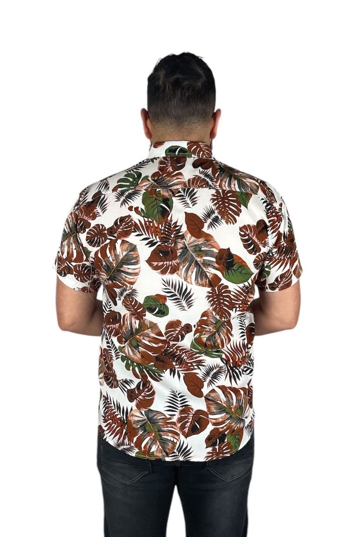 Guayabera Camisa De Hombre Verano Manga Corta-2
