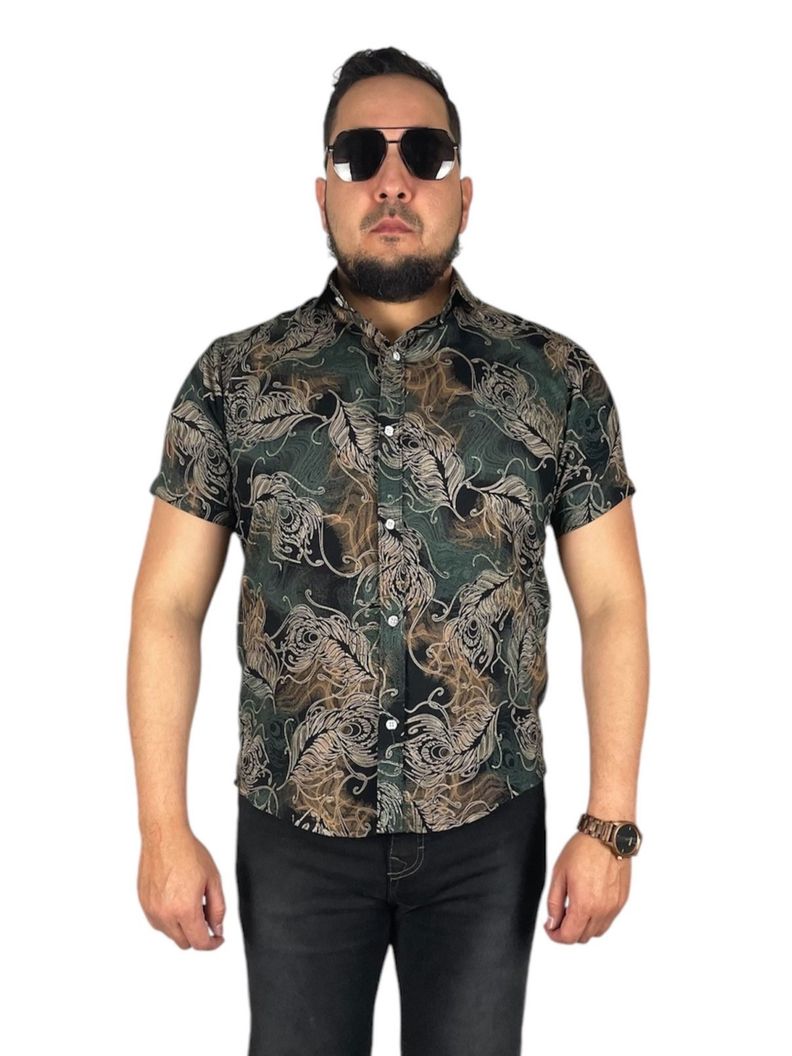 Camisa De Hombre Verano Guayabera Secado Rapido-0