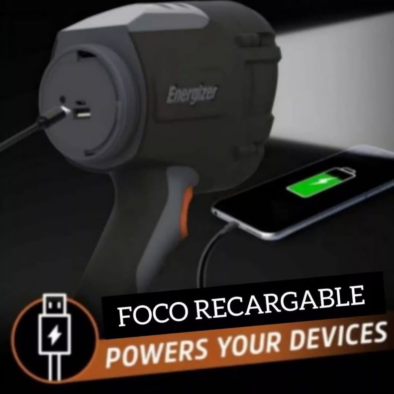 Foco Energizer Hard Case Recargable 1000 Lumens-7