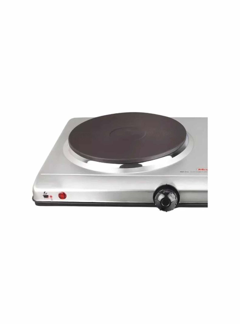 Anafe eléctrico Magefesa Dinamic Inox Duo MGF 220V color plateado 2 hornallas-2