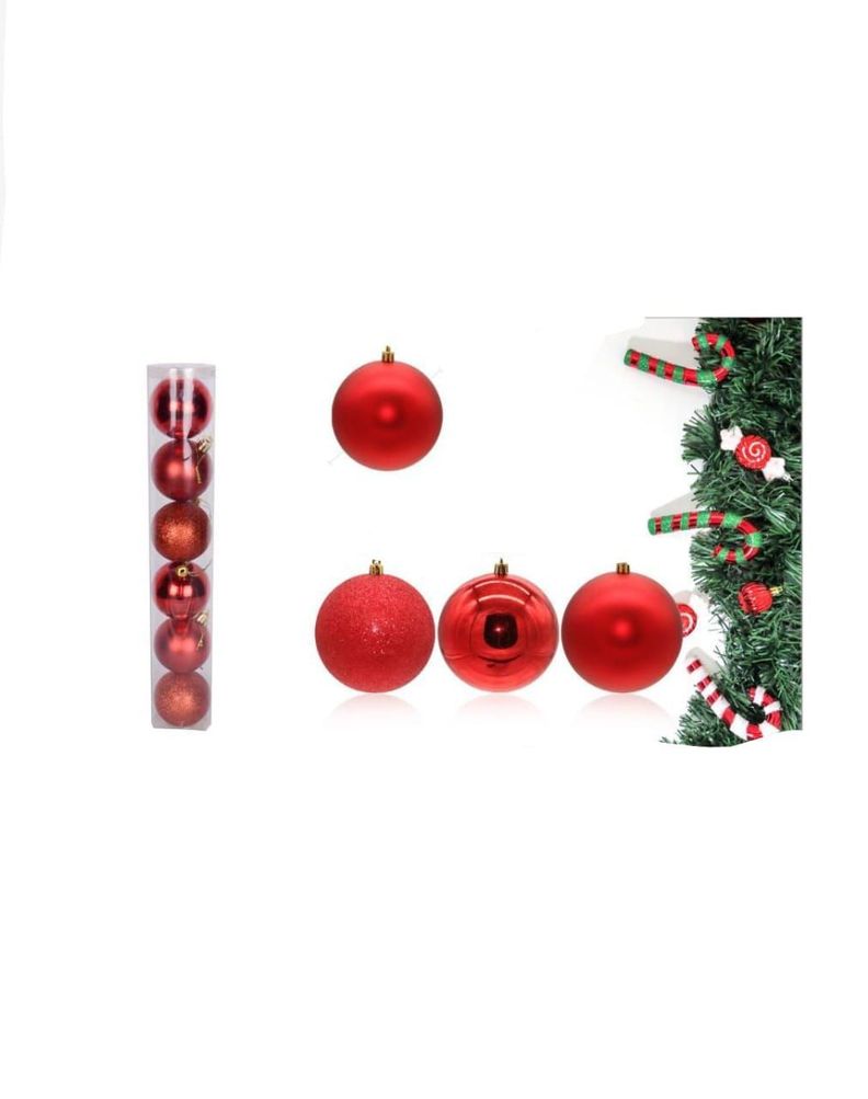 BAMBALINAS ROJAS 8CM
