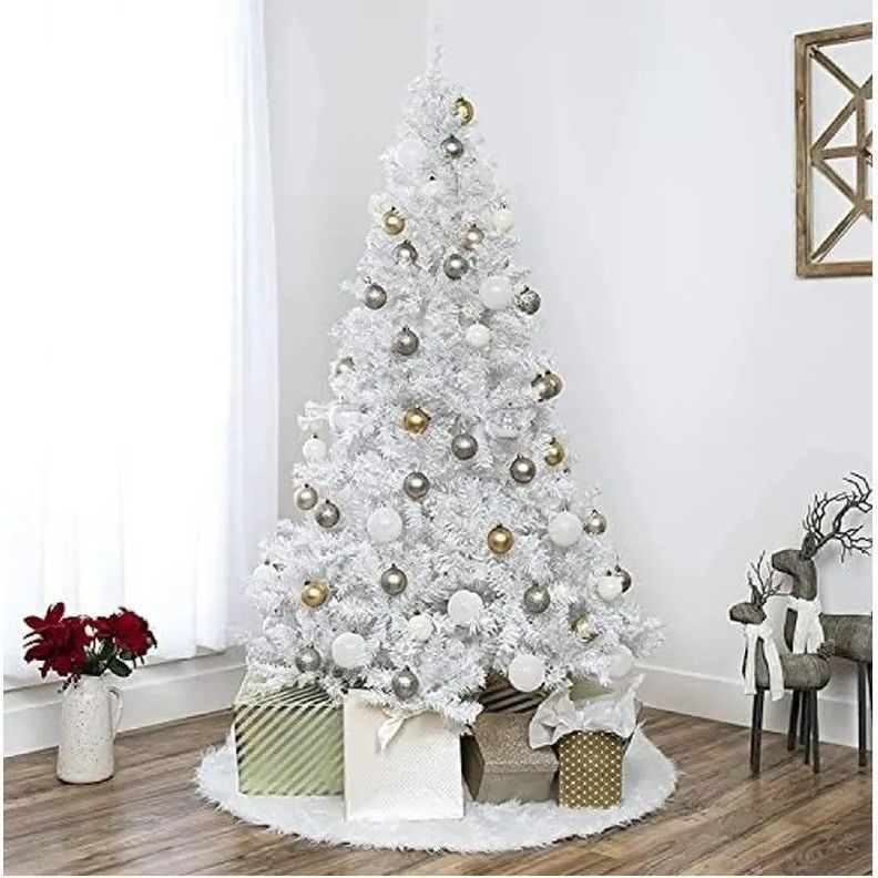 ARBOL DE NAVIDAD BLANCO 180CM