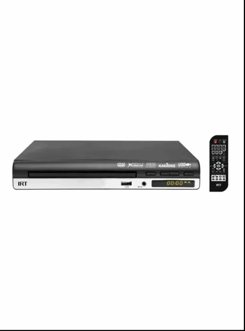 Reproductor Dvd Irt/ Karaoke/ Usb/ Cd/ Rca/ Control-1