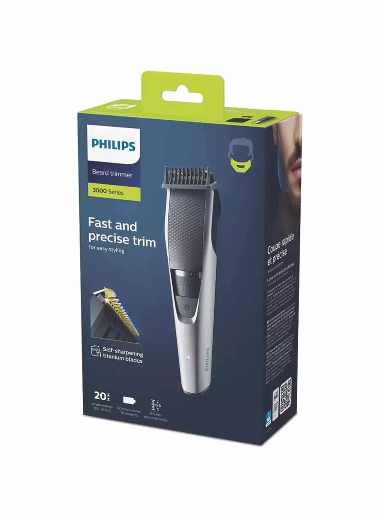 Máquina afeitadora Philips BeardTrimmer Bt3222 negra 220V Máquina afeitadora Philips BeardTrimmer Bt-3