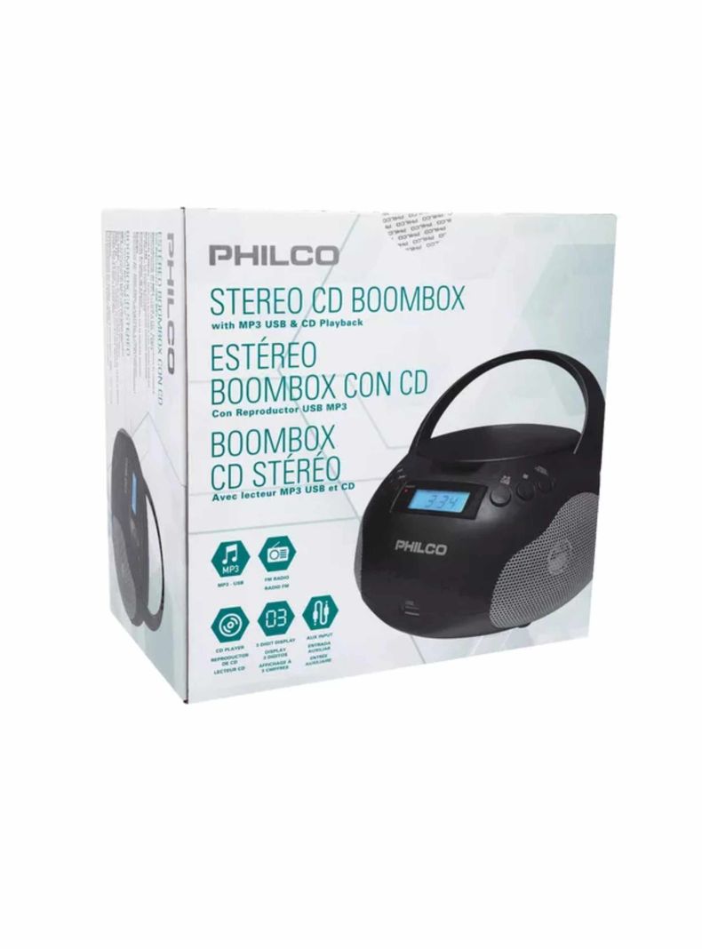 Radio Boombox Cd PJB1007-BK Philco Color Negro-3