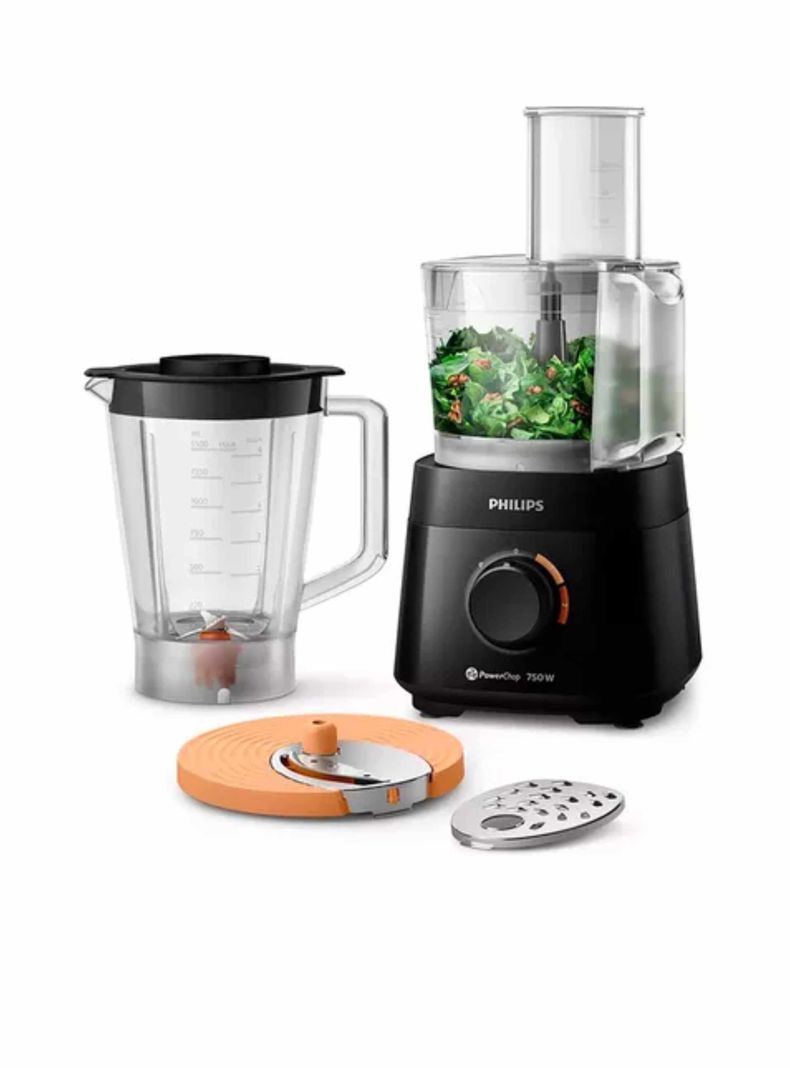 Procesadora de alimentos Philips Hr7301/90 750w 4 accesorios-0