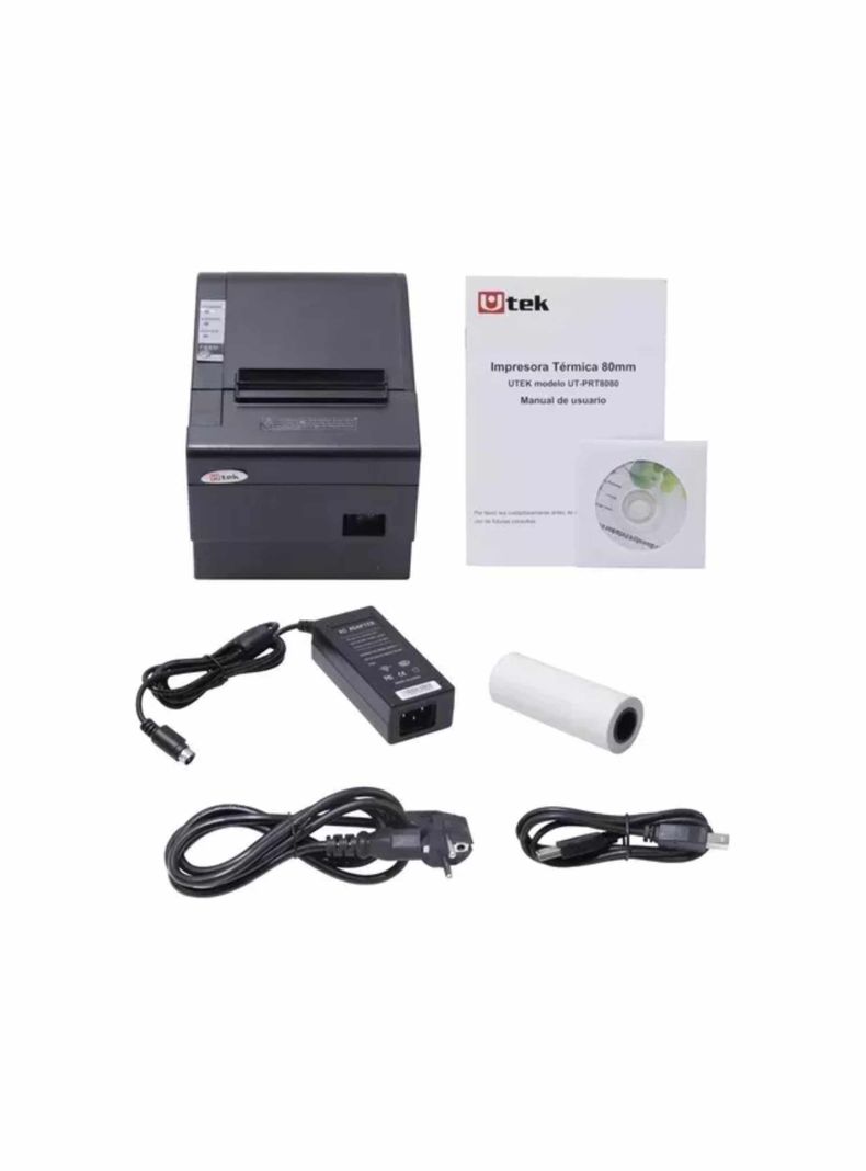 Impresora Térmica Profesional 80mm Utek Usb / Lan Ut-prt8080-3