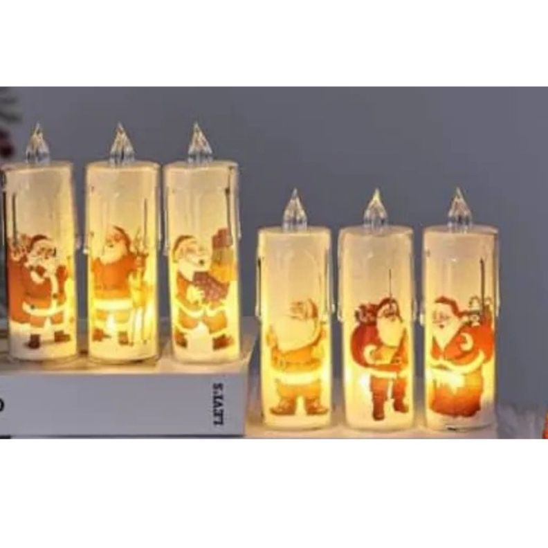 VELAS DE NAVIDAD CON LUCES