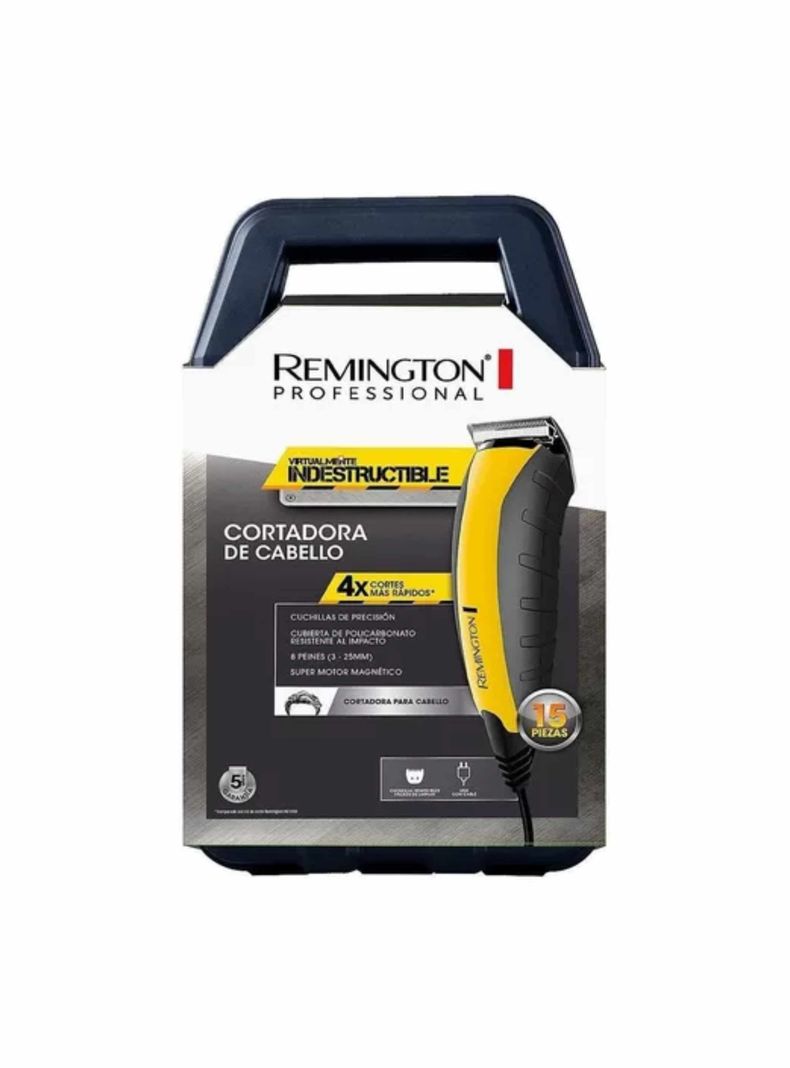 Corta Pelo Remington Virtualmente Indestructible Hc5850 Color Amarillo-3