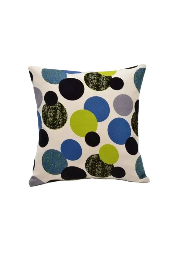 Pack de 6 Fundas de Cojín con Diseños y Colores 43x43 cm Verde Shi