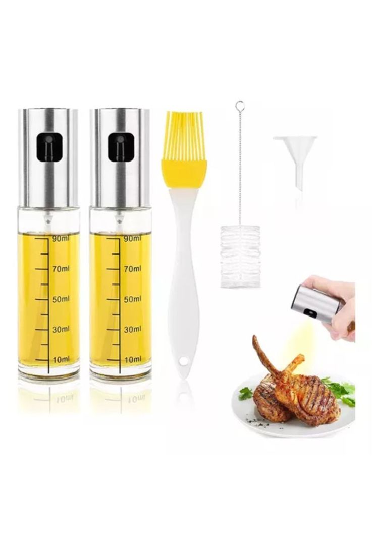 2 botellas rociadoras pulverizadoras para aceite y vinagre