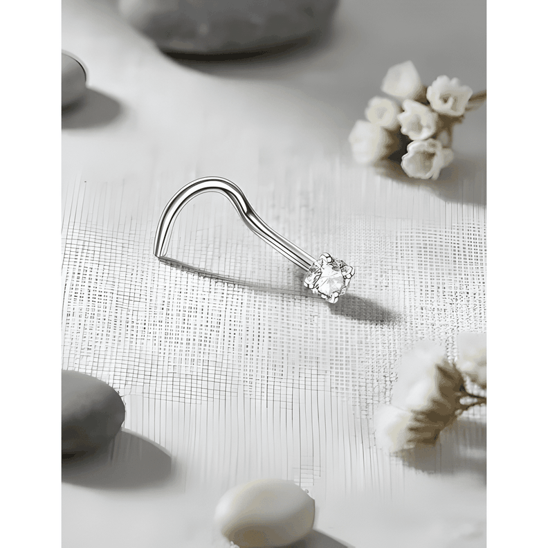 Piercing Noustril Joya Swti047 Titanium Astm F136 1 Und