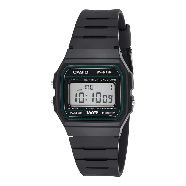 Reloj de pulsera casio collection f-91w-3dg de cuerpo, #2