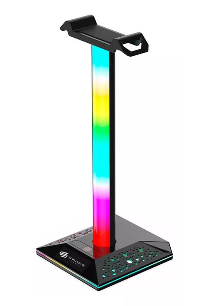 Soporte para Audífonos Snake Gamer Vipera SN390 RGB Negro