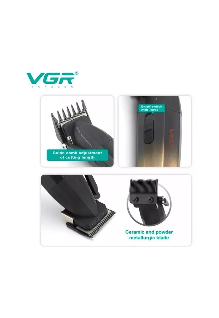 Máquina Cortapelo VGR003 Clipper Profesional Voyager 9000RPM-1