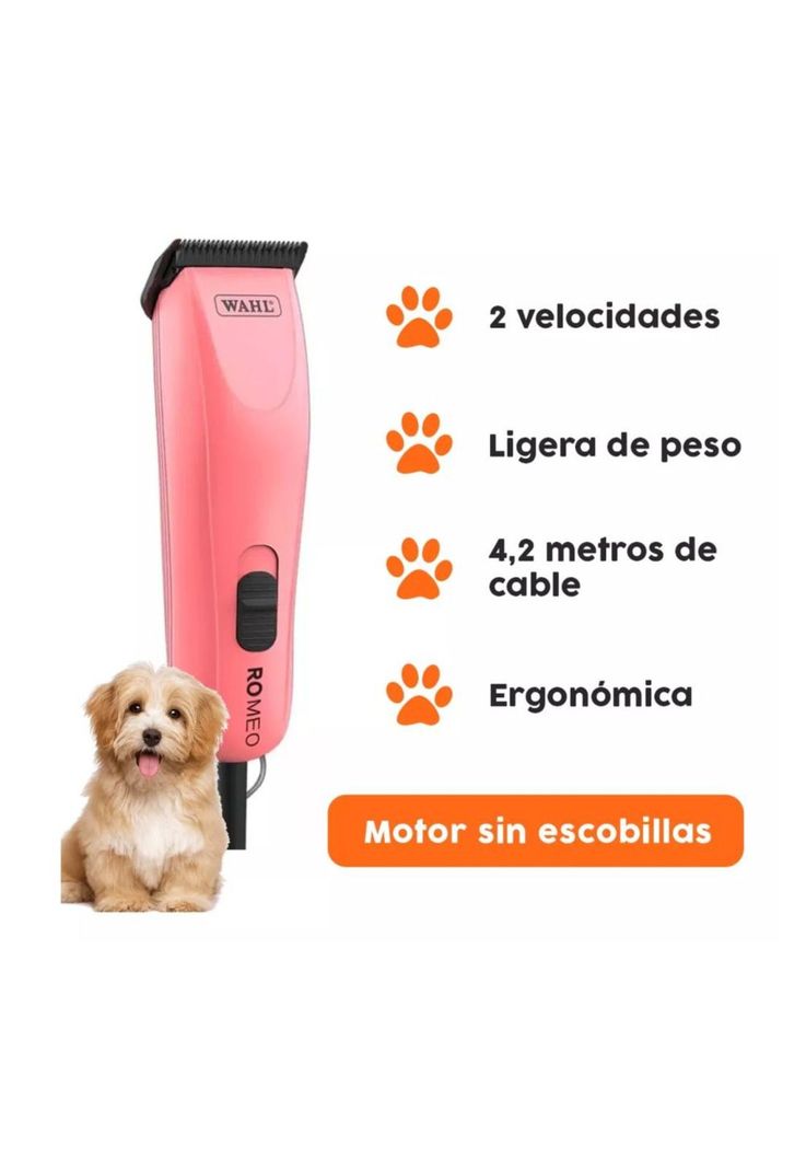 Maquina Wahl Cortadora Canina Romeo Para Peluqueria Canina-3