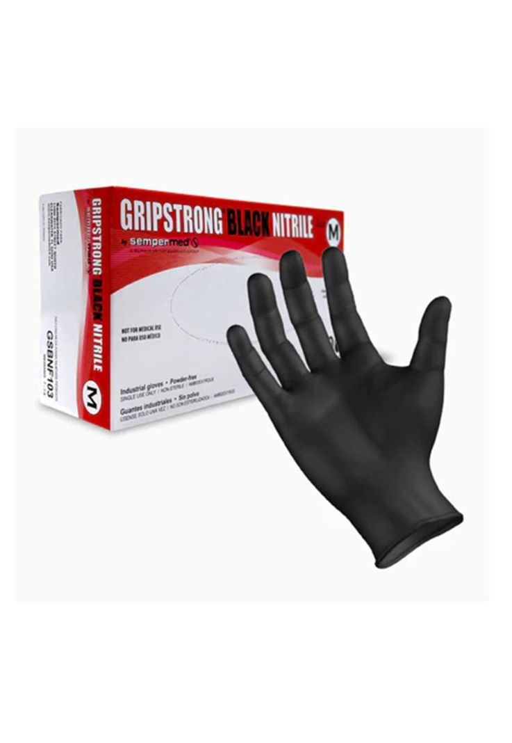 Guantes descartables antideslizantes GripStrong Reforzado-1