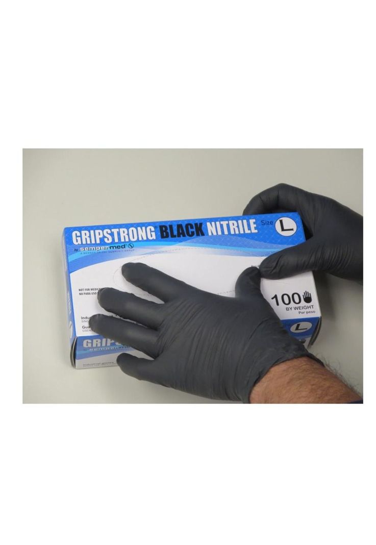 Guantes descartables antideslizantes GripStrong Reforzado-3
