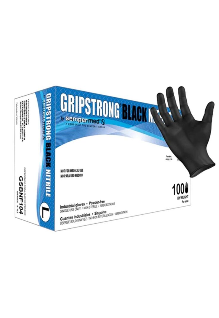 Guantes descartables antideslizantes GripStrong Reforzado-4