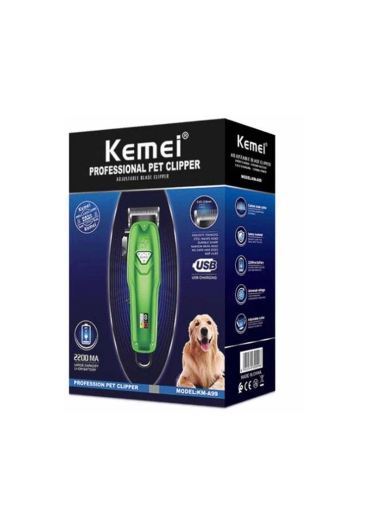 Máquina Afeitar Cortapelo Perro Mascotas Kemei Km-a99-3
