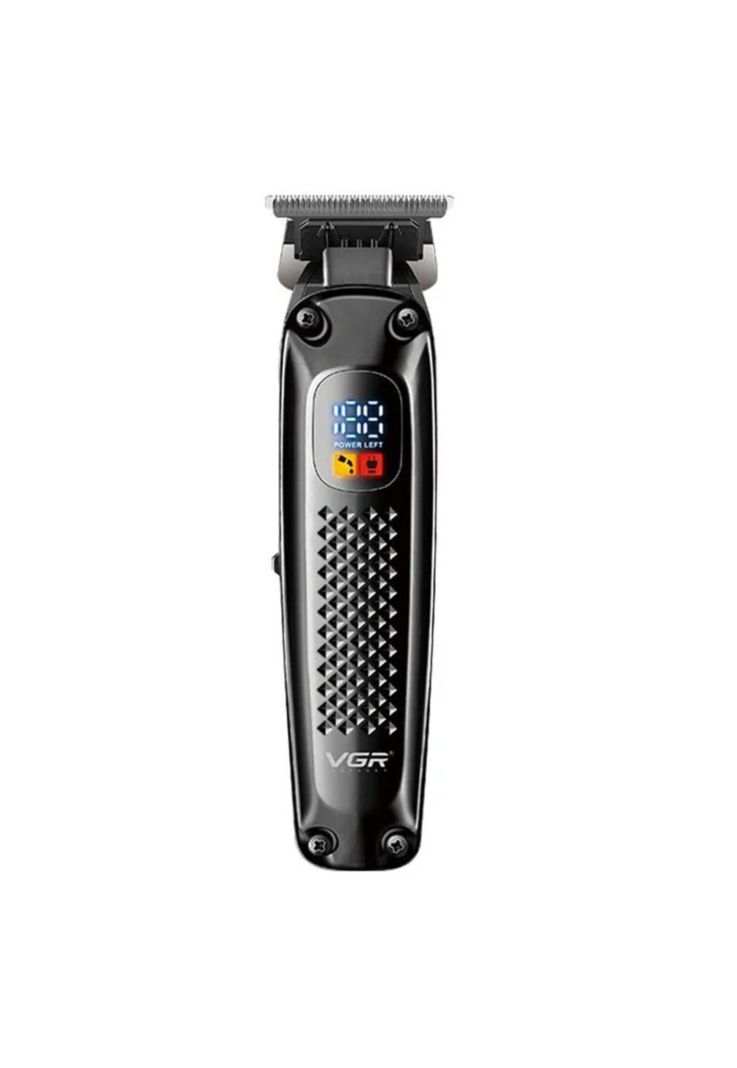 Máquina Patillera Profesional Recargable VGR V-972 Led Usb-0
