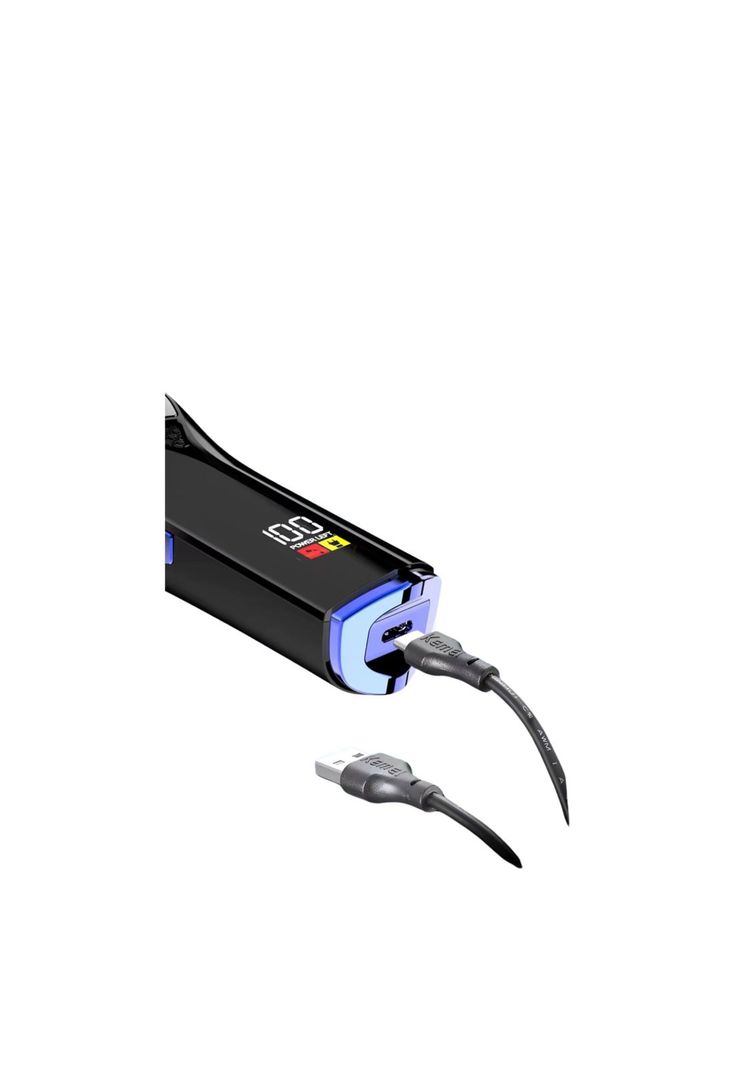 Maquina Patillera Trimmer Recargable Kemei KM-1556 Digital-4
