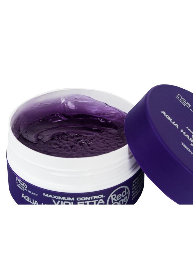 Cera Capilar Red One Aqua Hair Gel Wax Violetta 150ml-2