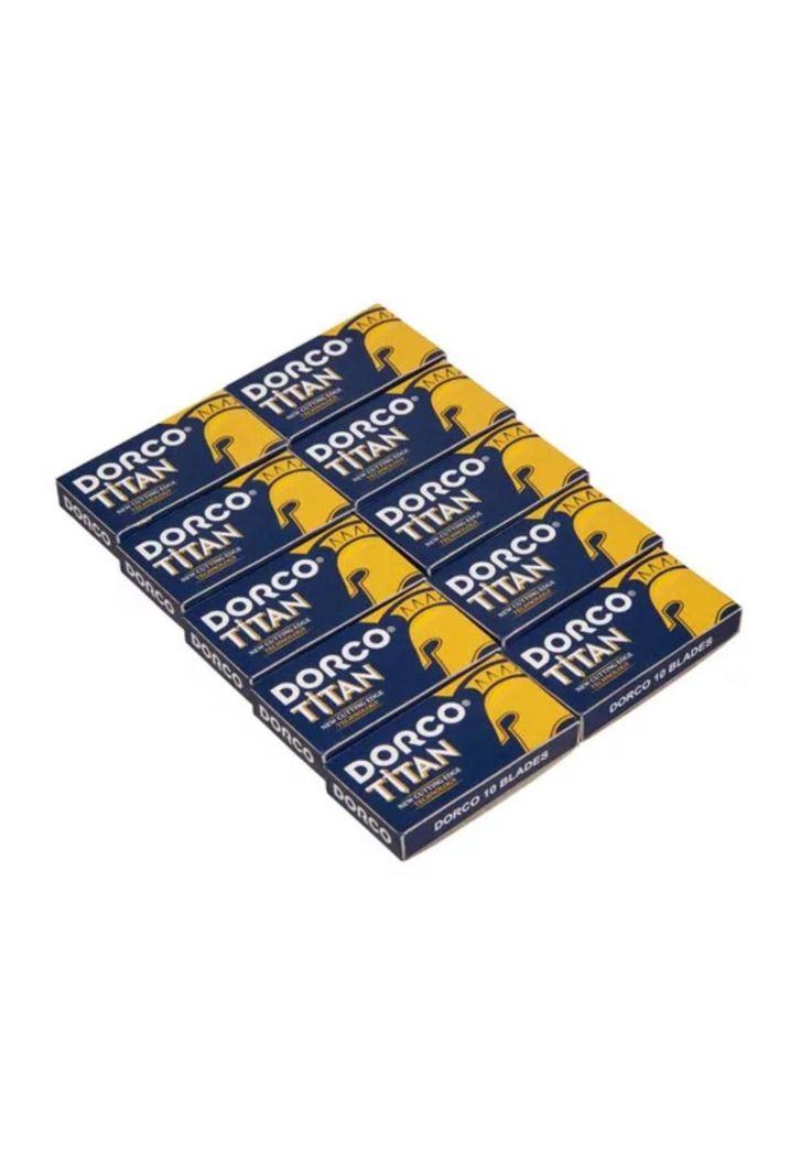 Hojas de Afeitar Doble Filo Dorco Titan 200 Unidades-3