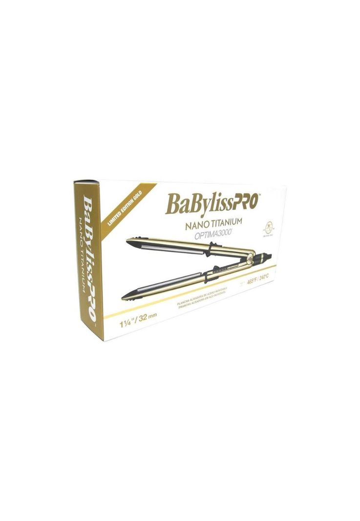 Plancha De Pelo Gold Profesional Optima 3000 Babyliss Pro-1