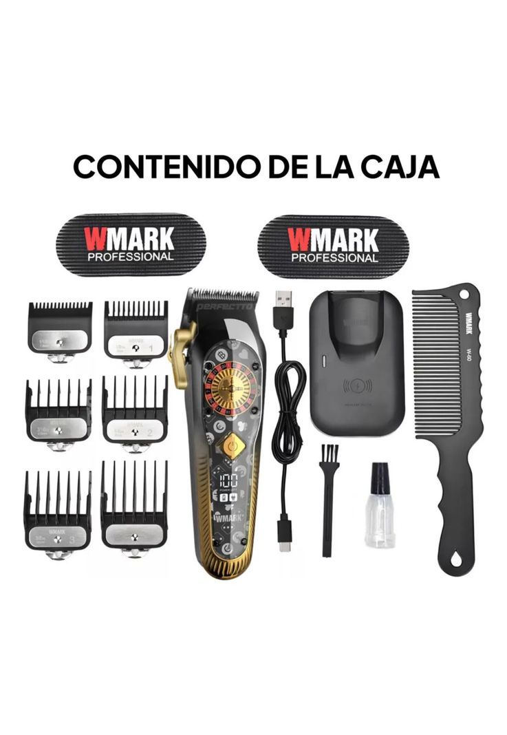 Maquina De Corte De Pelo Con Carga Inalambrica Wmark NG-134-1
