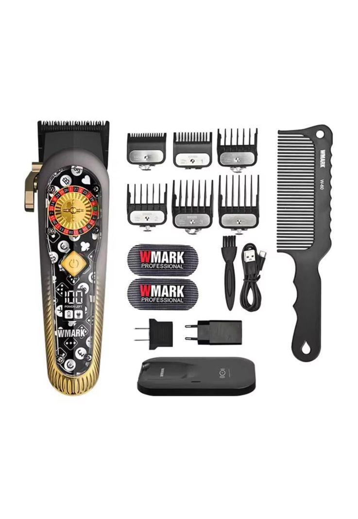 Maquina De Corte De Pelo Con Carga Inalambrica Wmark NG-134-3
