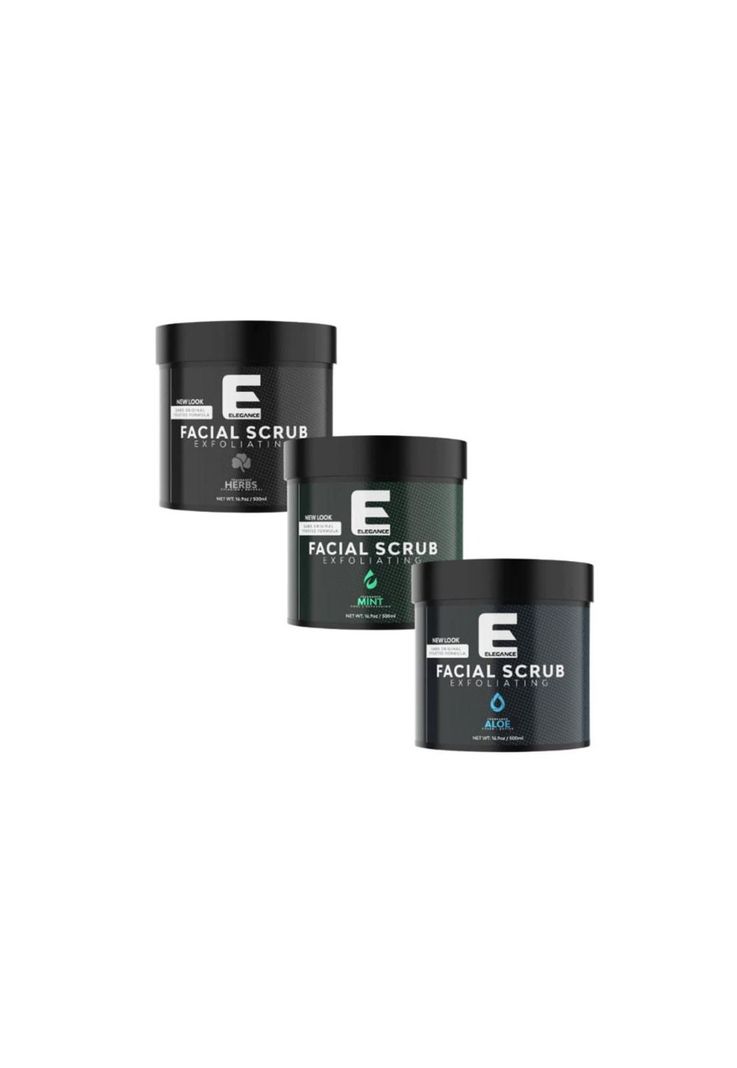Facial Scrub Elegance Exfoliante Limpieza Fragancia Menta 500ML-1