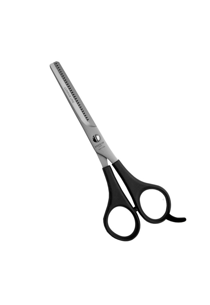 Tijera Henbor Italiana Esculpidora 754 Plastic Line 6'' Plateado Metalico