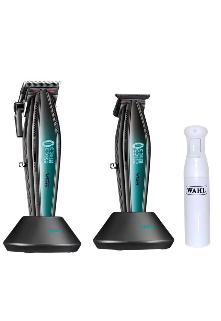 Barber Combo VGR 270 Clipper y Trimmer V992 9000RPM-0