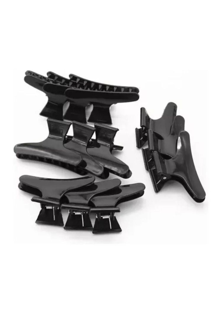 Set de12 Pinzas De Pelo Tomadores Para Mujer Pelqueria-1