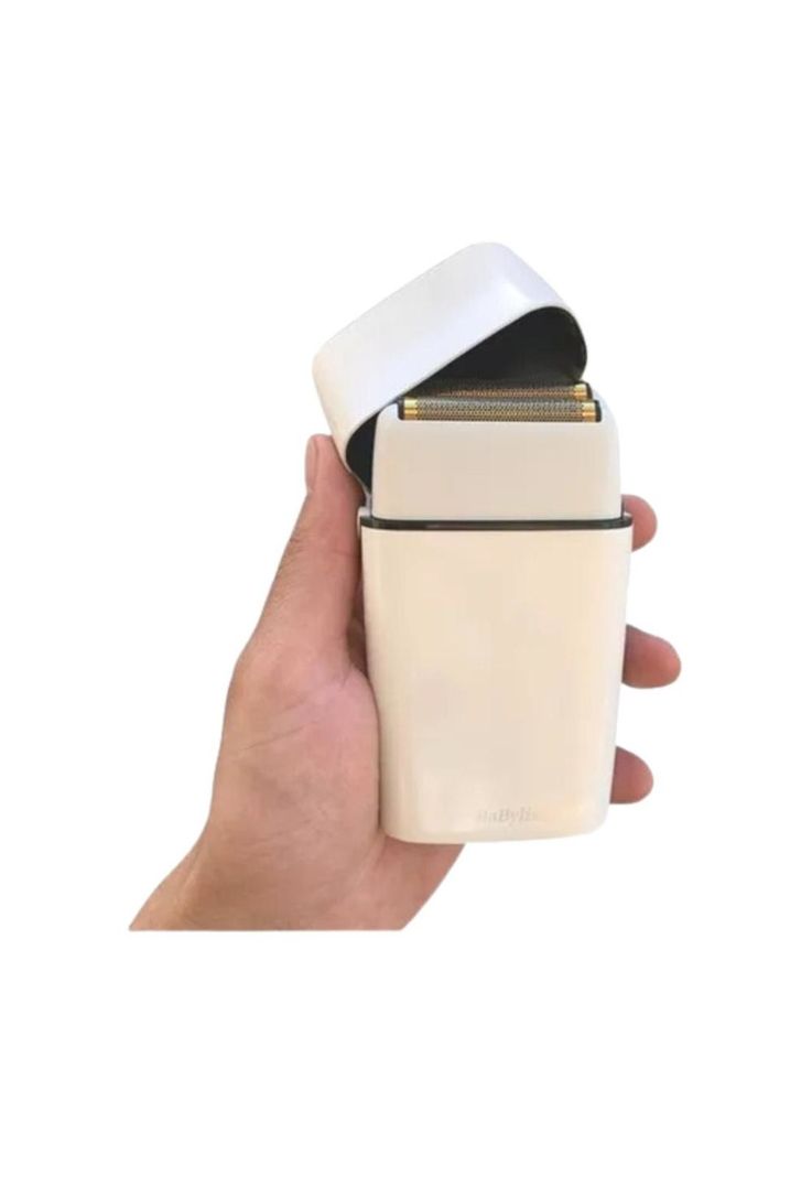 Afeitadora Métalica Doble Hoja Inalámbrica Babylisspro Blanco-1
