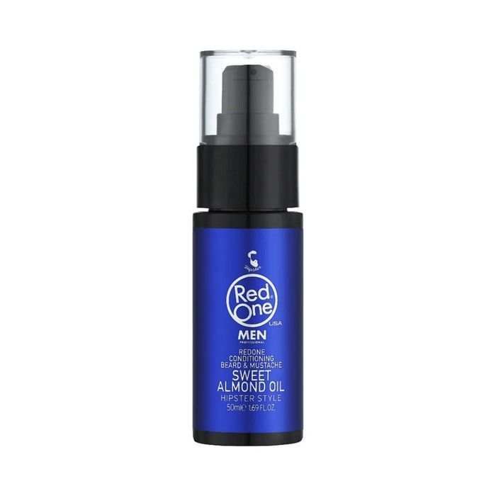 Aceite Para Barba y Bigote Redone Sweet Almond Oil Azul