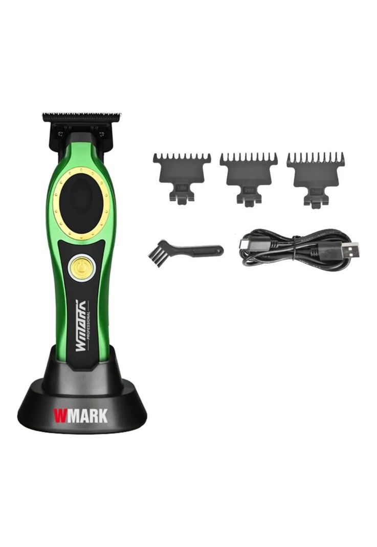 Máquina Trimmer Patillera Wmark NG7230 Verde 7500 RPM-1