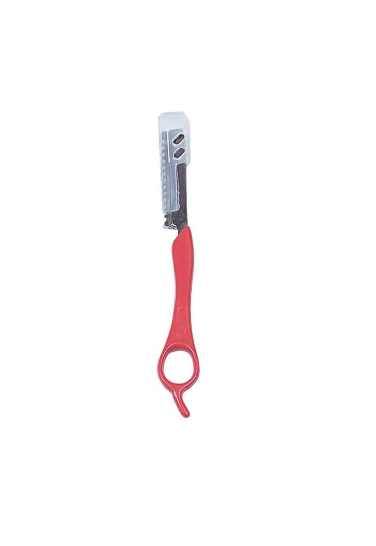 Navaja Professional Feather Styling Razor Barberia ROJO-0