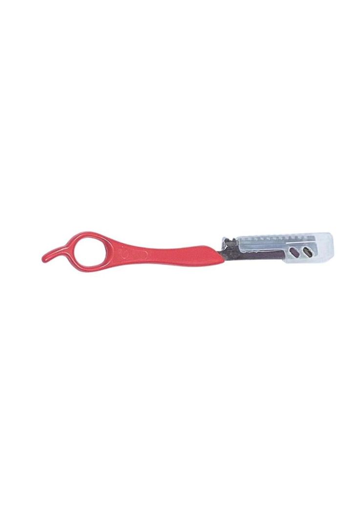 Navaja Professional Feather Styling Razor Barberia ROJO-3