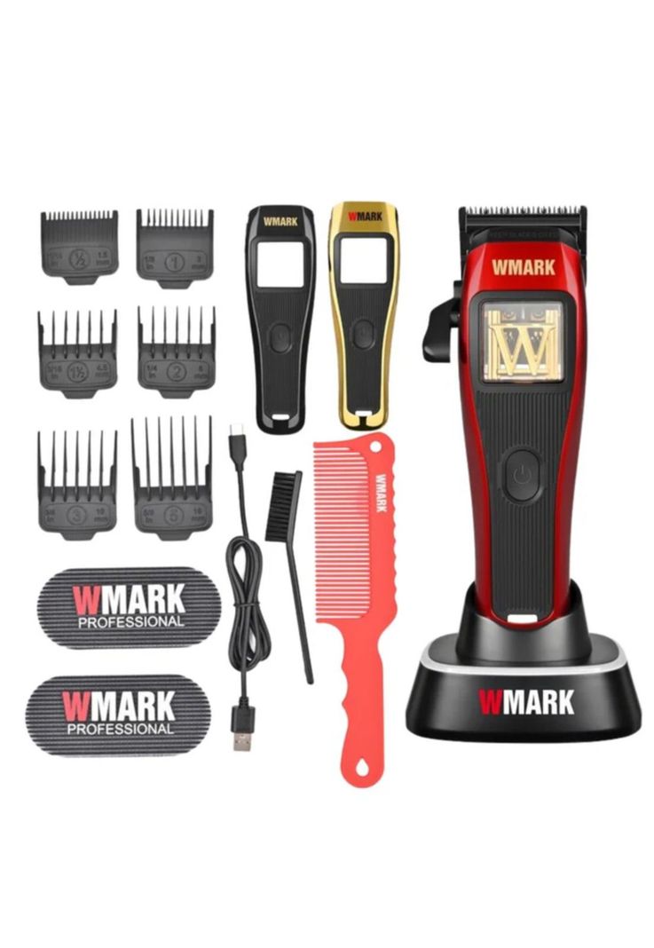 Wmark Barber Combo Profesional Ngx1 Clipper Y Trimmer NGXT1 10000 RPM-4
