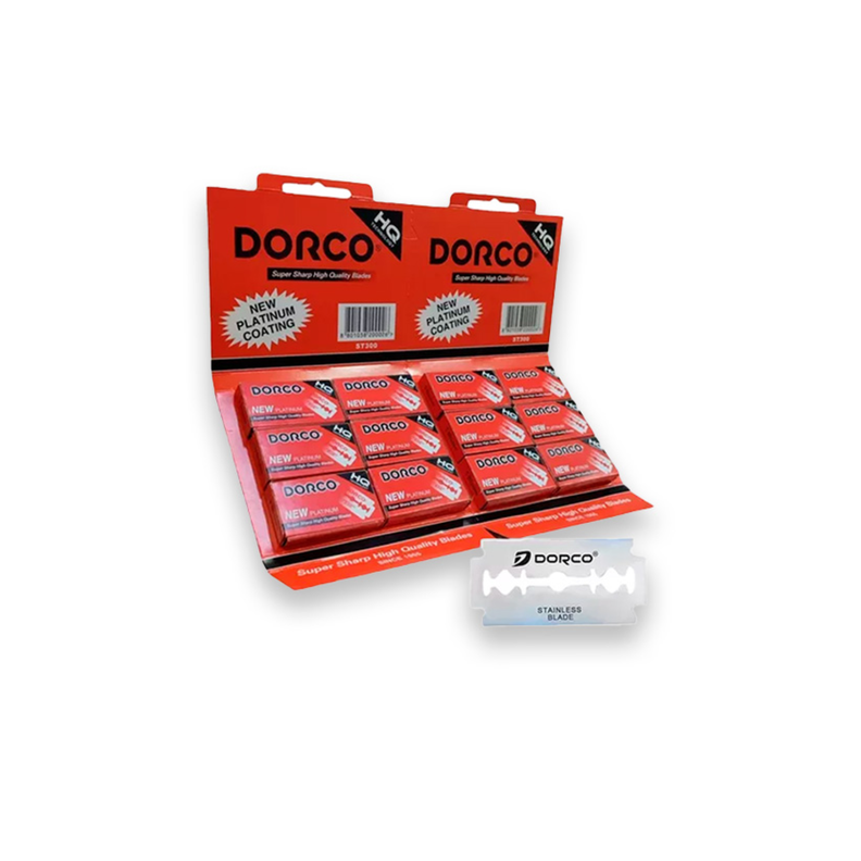 120 Hoja De Afeitar Para Navajas / Navajin Dorco Rojo Acero