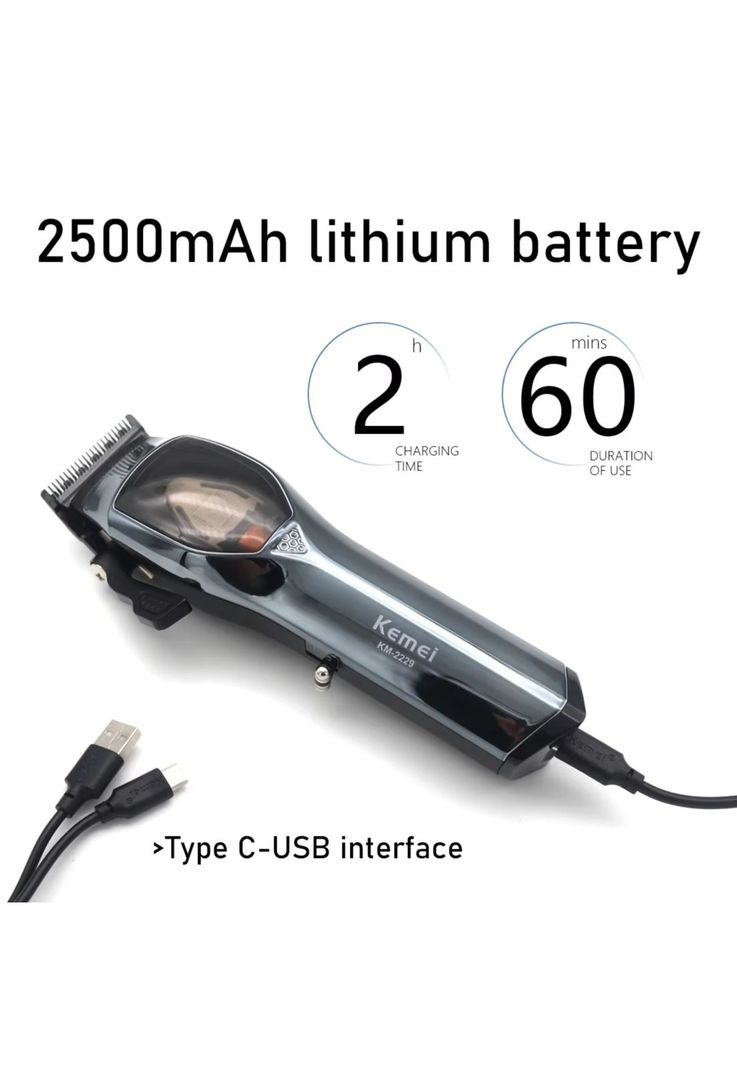 Máquina de Corte Kemei Profissional 9.000 RPM KM-2229-6