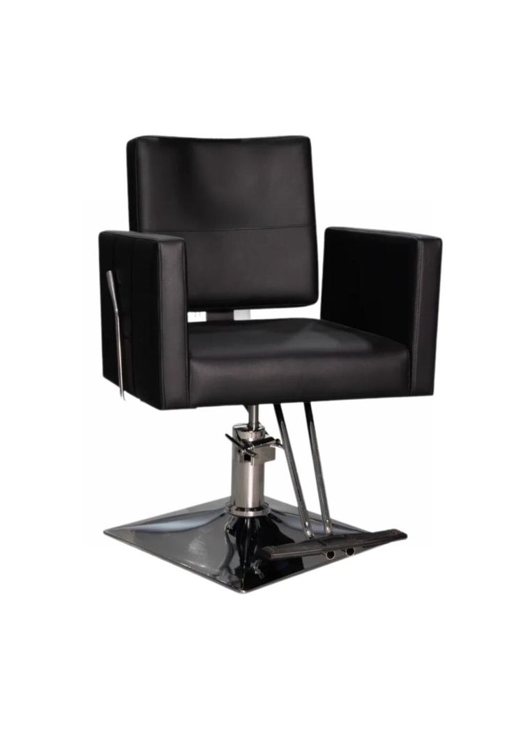 Sillón de Barbería Traditional Reclinable Negro-0